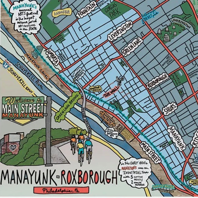 Map of Manayunk/Roxborough