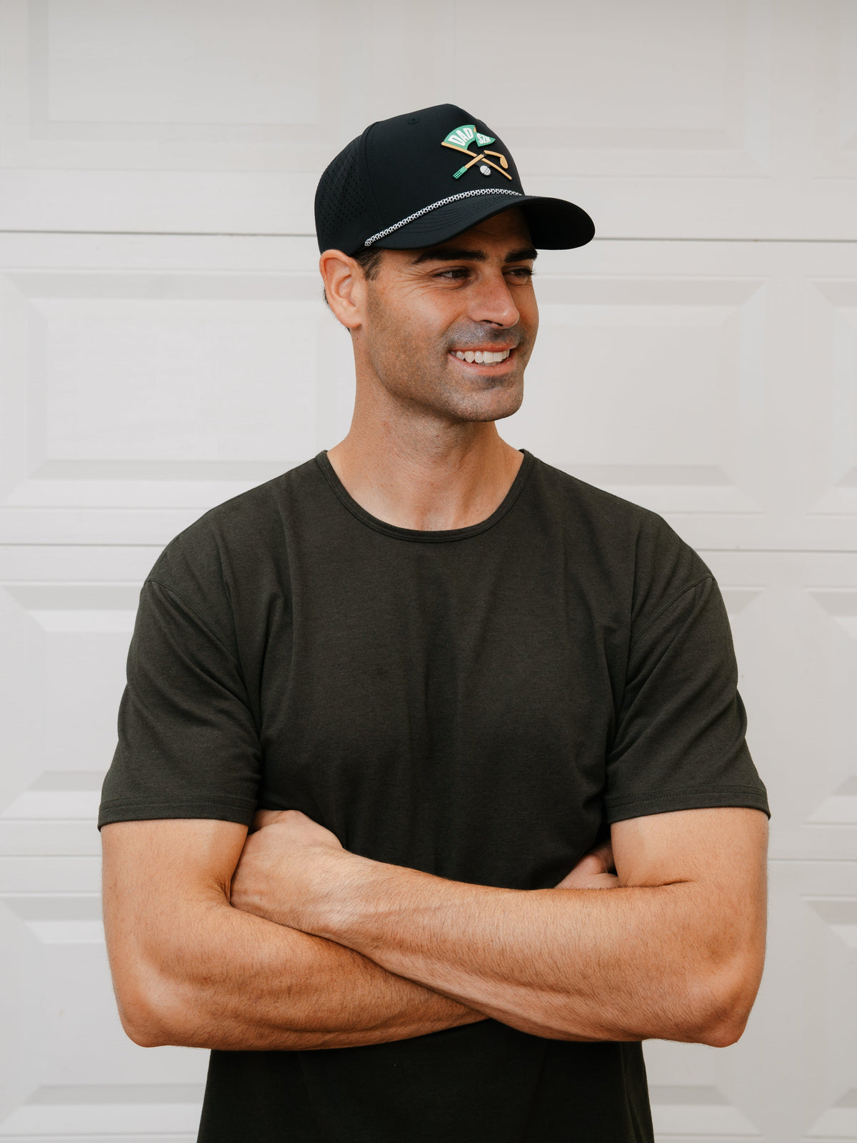DAD SZN Golf Rope Hat - Black