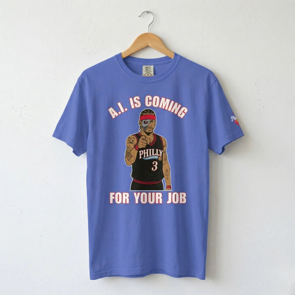 AI Is Coming For Your Job Tee - Blue