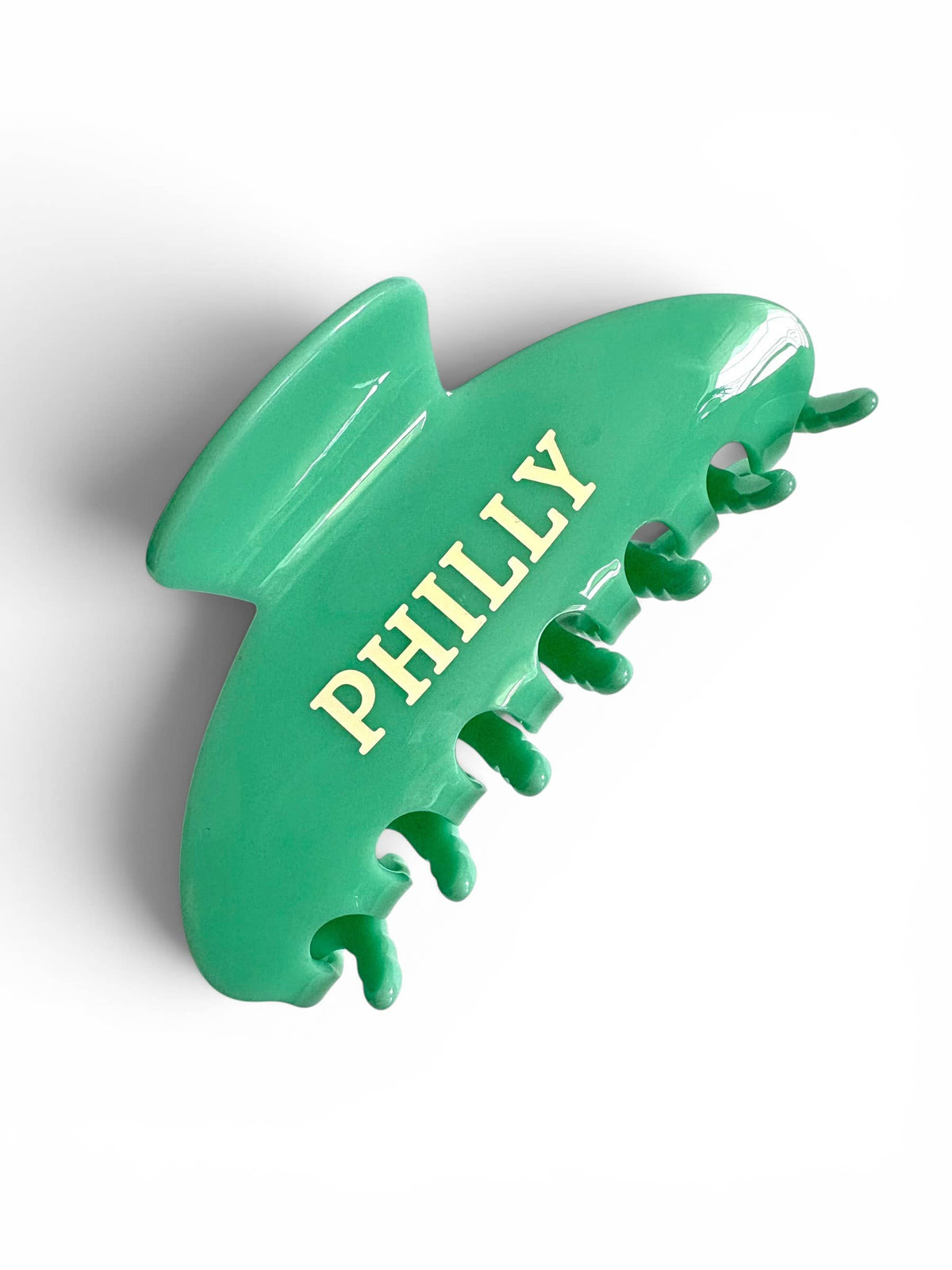 Philly Mint Green Hair Claw Clip ~  Philadelphia