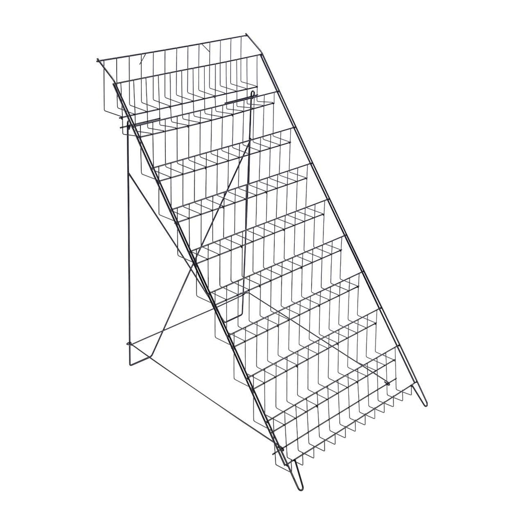 Black Floor-Standing Wire Rack - 46''H x 26 1/2''W x 31''D