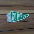 Go Birds Pennant Sticker