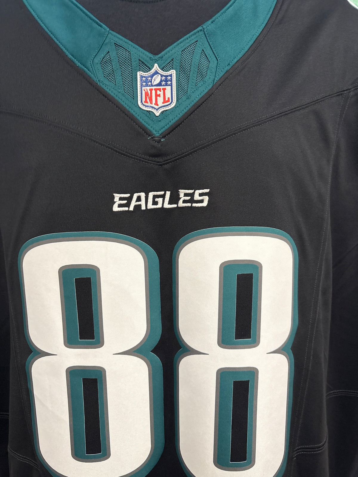 Dallas Goedert Signed Eagles Black Nike Limited Jersey