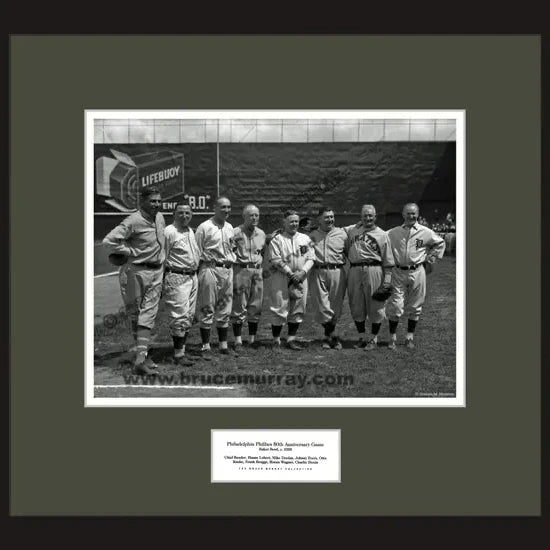 Philadelphia Phillies 50th Anniversary Game, 1933 - Framed