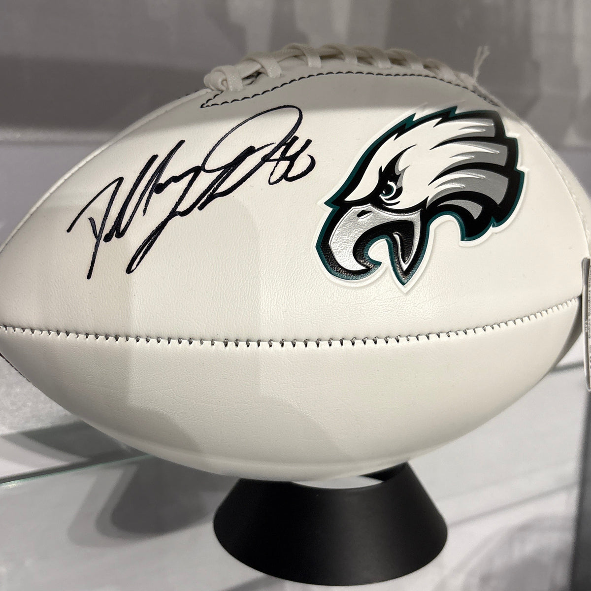 Dallas Goedert Signed Eagles White Panel Football
