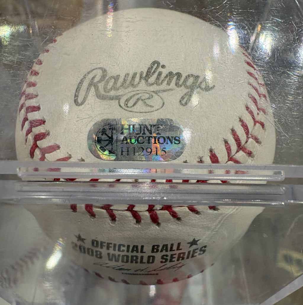 Charlie Manuel Signed 2008 WS Ball
