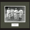 4 of the 5 - Al Simmons, Babe Ruth, Jimmie Foxx & Lou Gehrig, ca.1928 - Framed