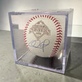 Chase Utley Signed 2008 WS Logo Baseball