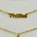 Phillies Necklace - Yellow Gold