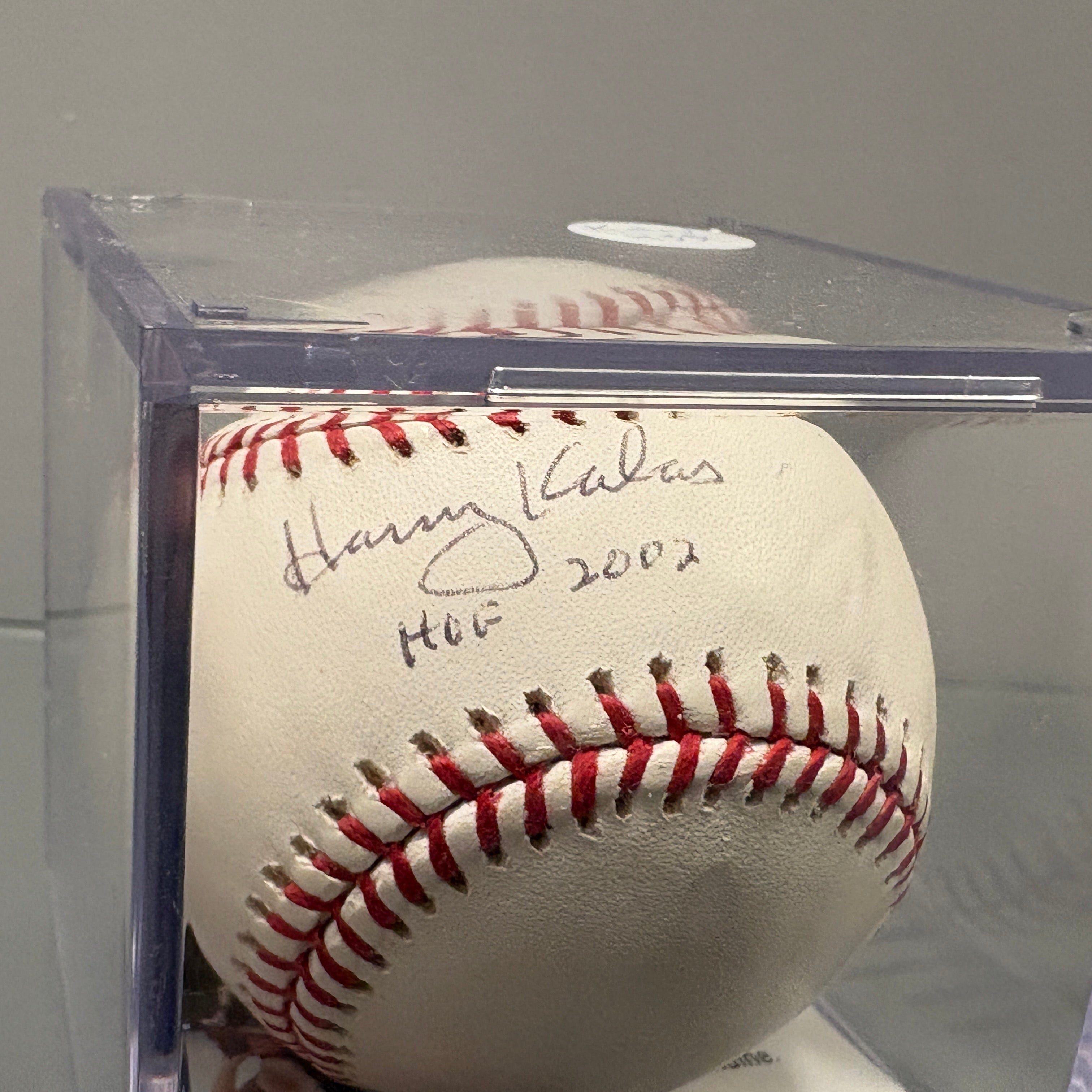 Harry Kalas Signed and HOF Inscribed Baseball