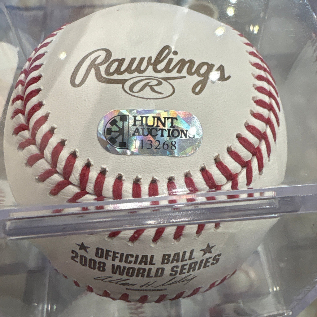 Shane Victorino Signed 08 WS Baseball