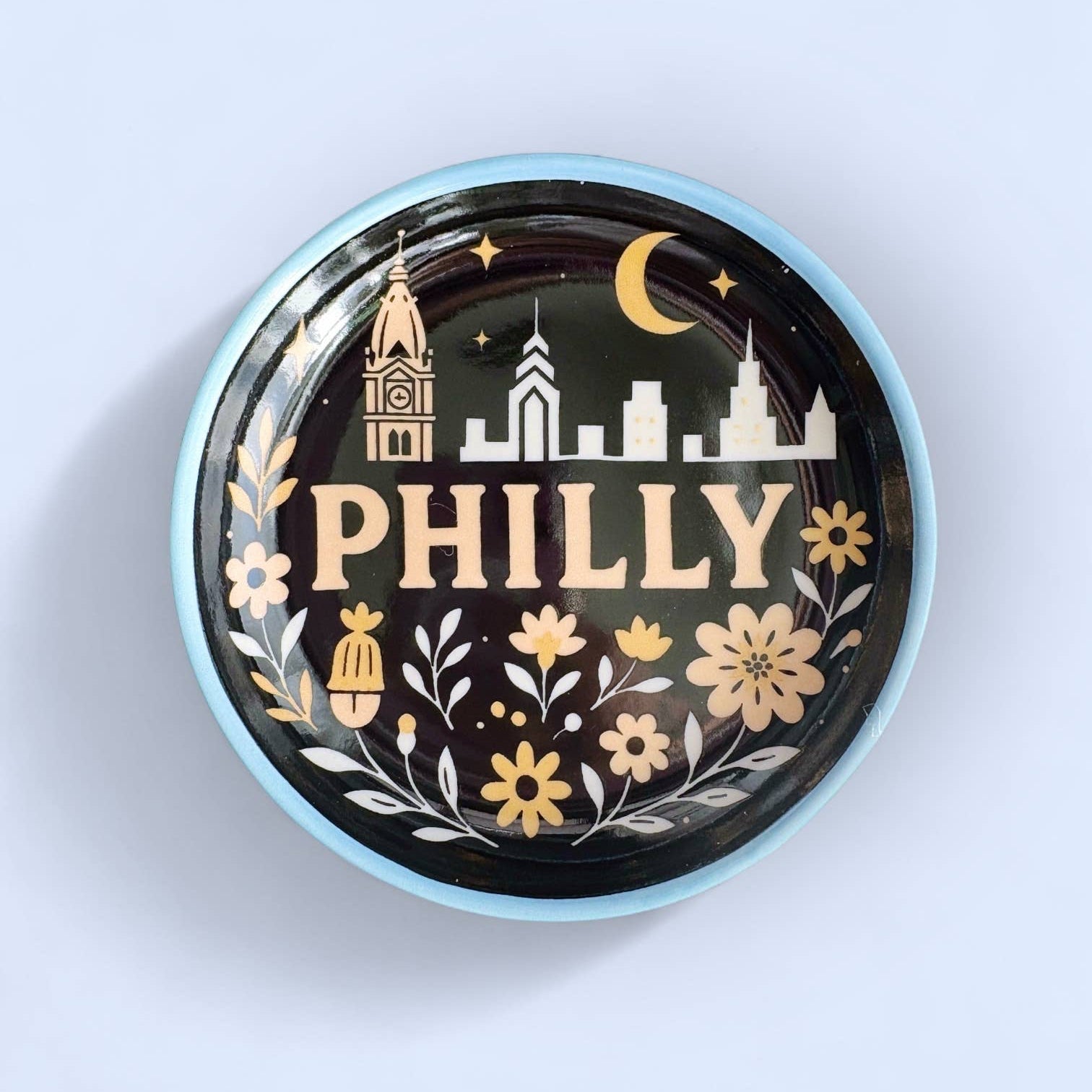 Philly Ceramic Trinket Dish for Jewelry