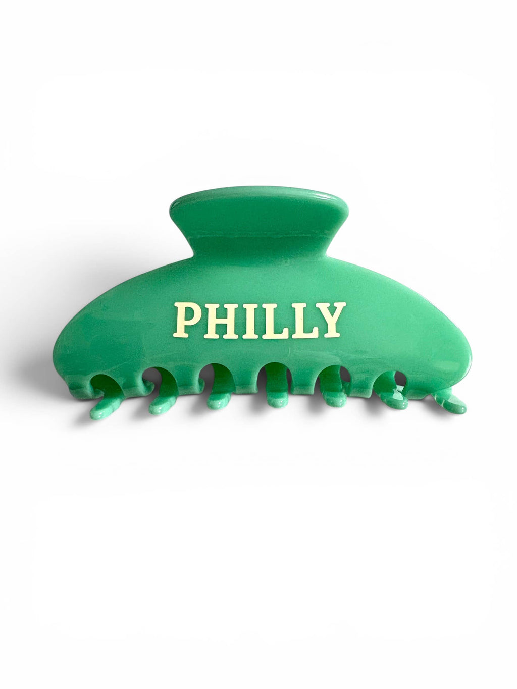 Philly Mint Green Hair Claw Clip ~  Philadelphia