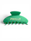 Philly Mint Green Hair Claw Clip ~  Philadelphia