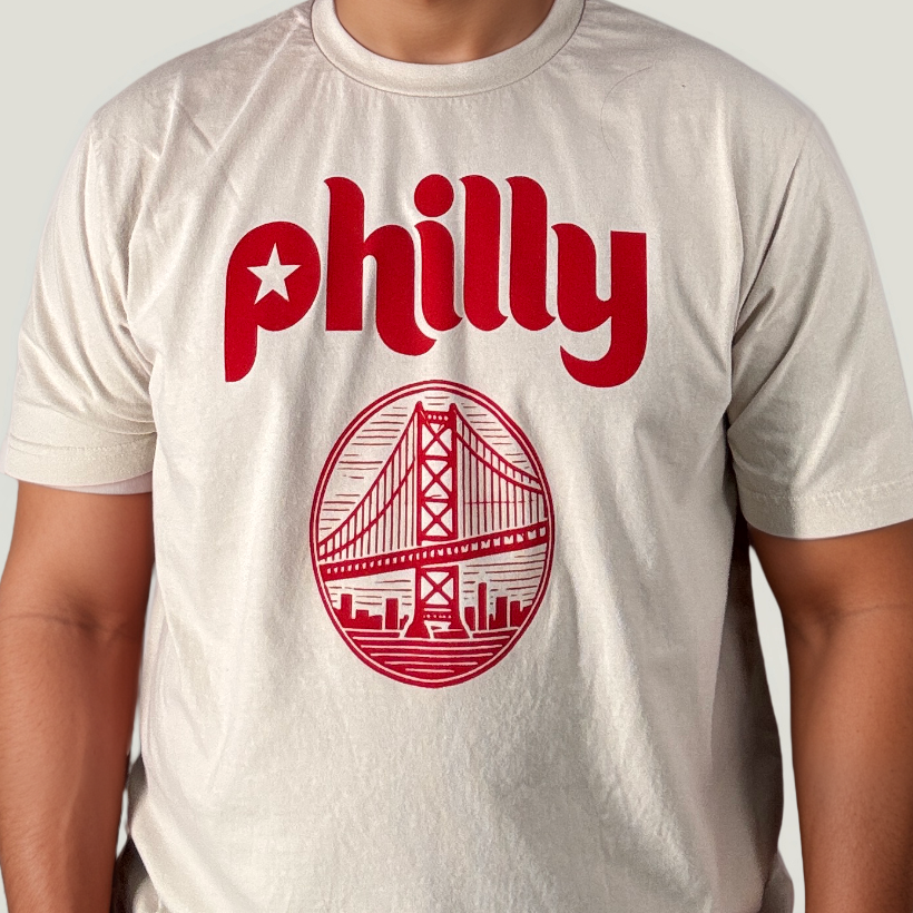 Retro Philly Bridge Tee