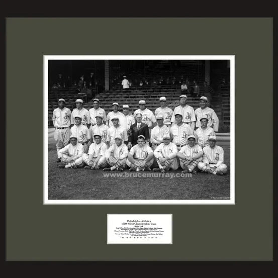 1929 Philadelphia Athletics World Championship Team - Framed