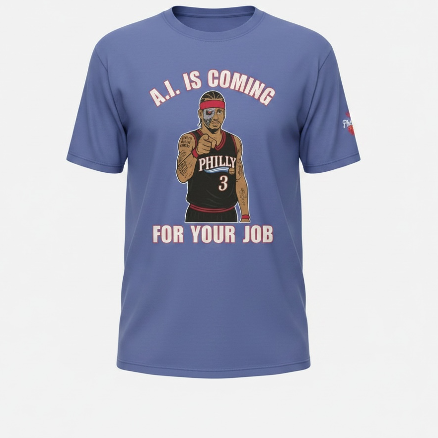 AI Is Coming For Your Job Tee - Blue
