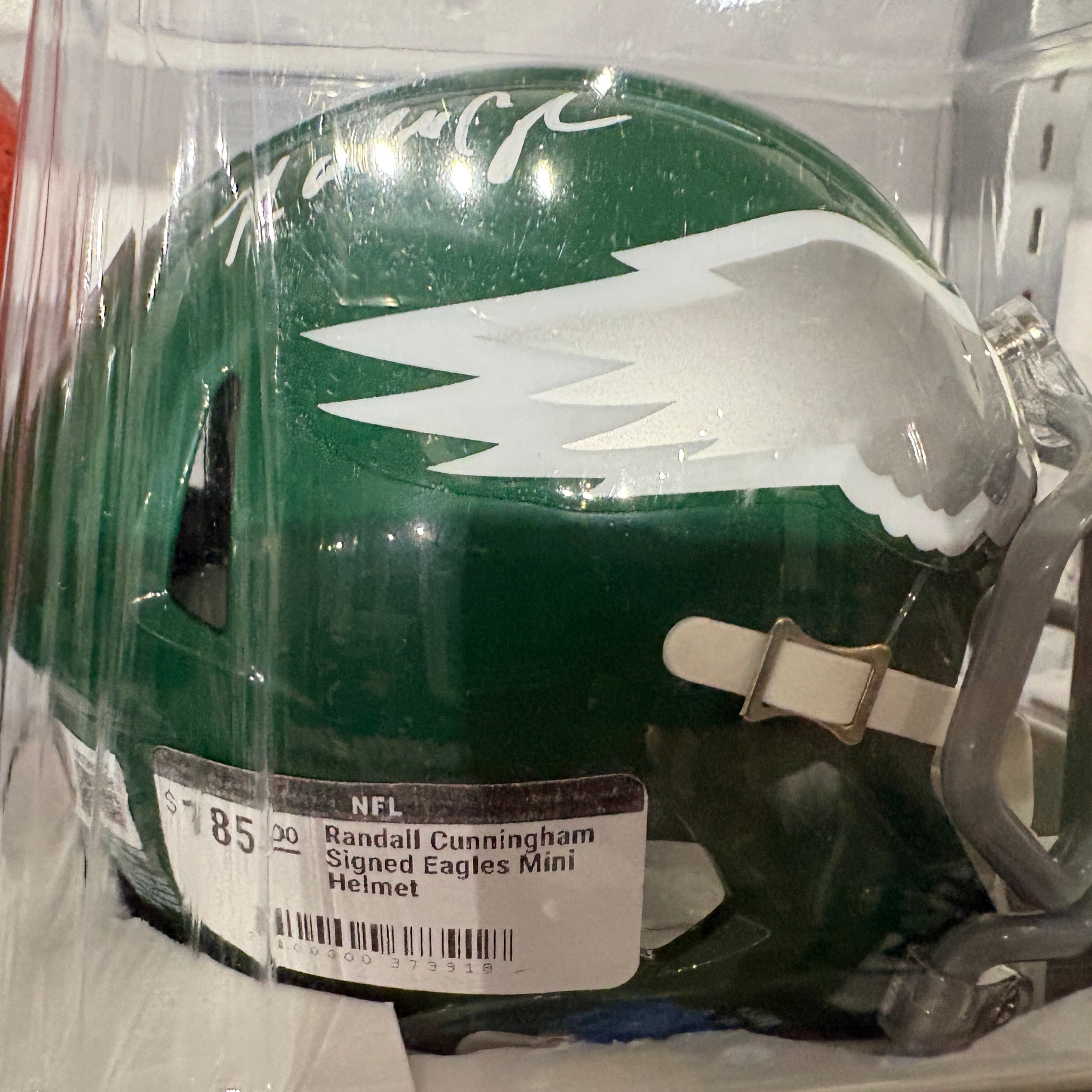 Randall Cunningham Signed Eagles Mini Helmet