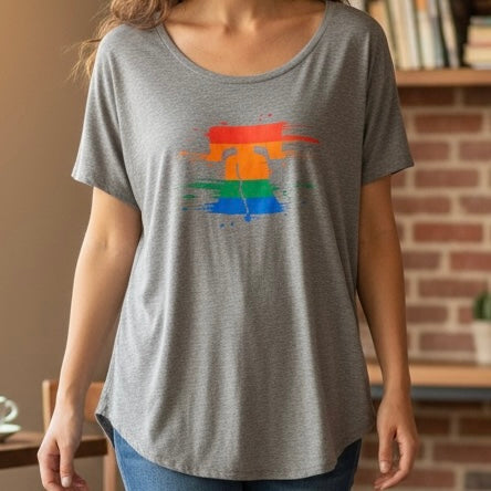 Grey Foley’s Bell Logo Tee - Women’s Cut