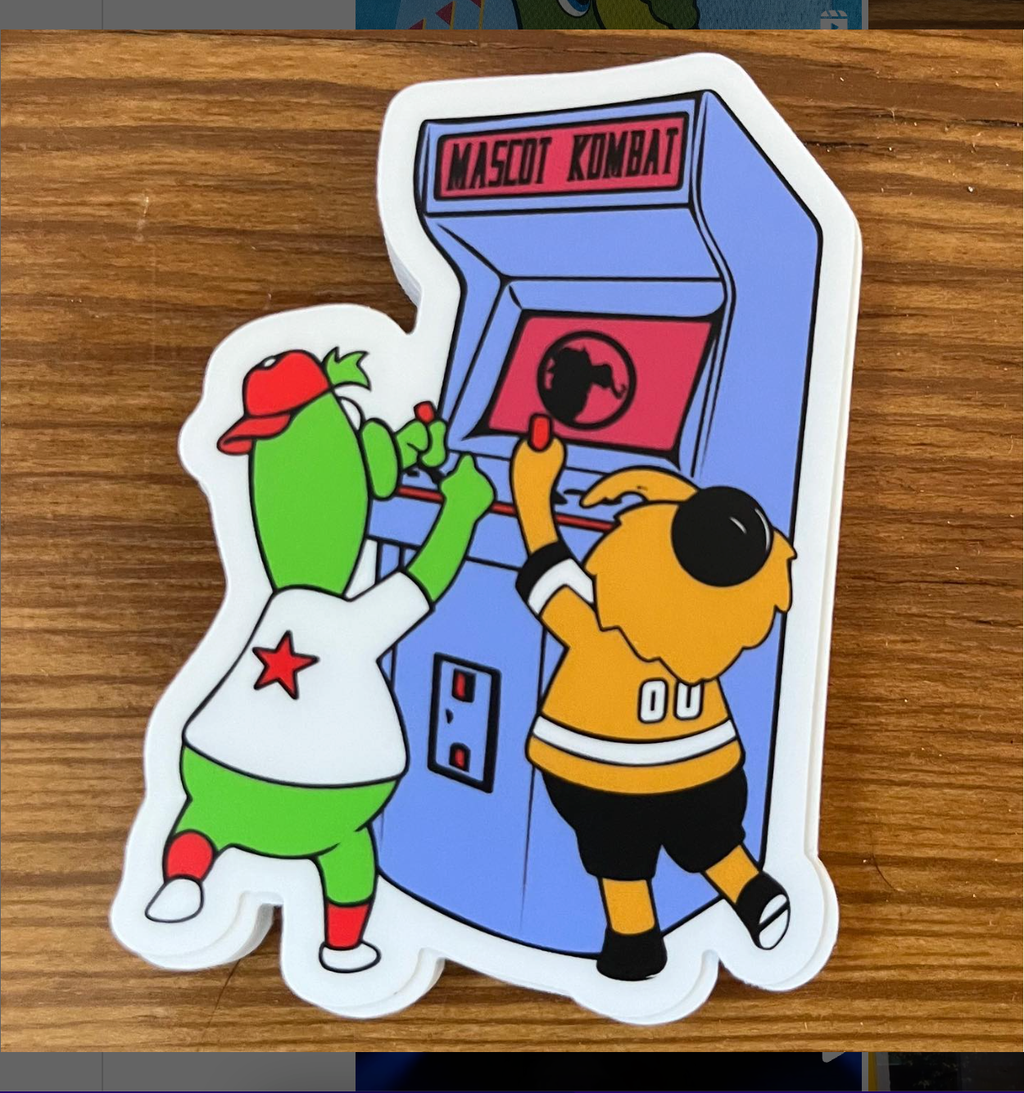 Mascot Kombat Sticker