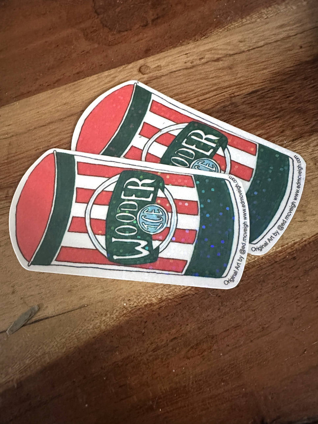 Philly Wooder Ice Sticker, Water Ice Cup Decal, Philadelphia