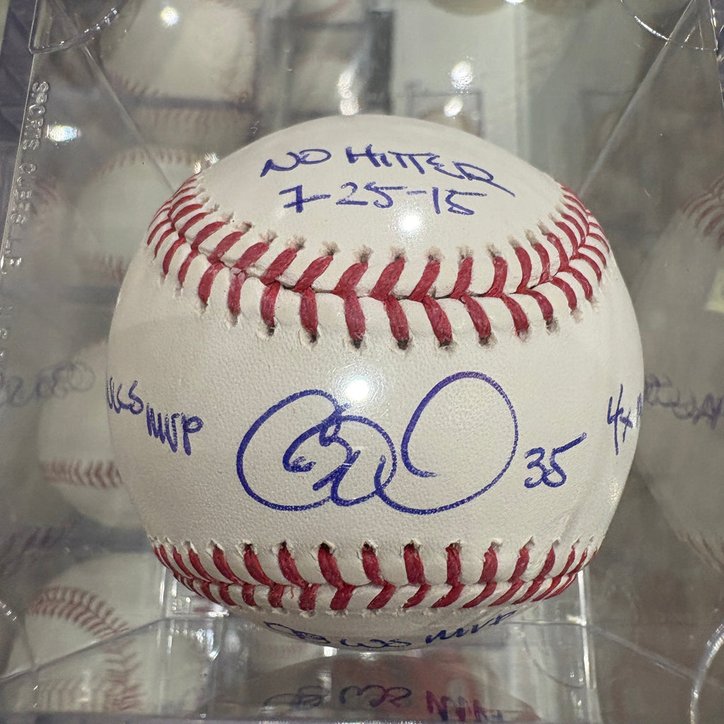 Cole Hamels Signed and Multi-Inscribed Baseball
