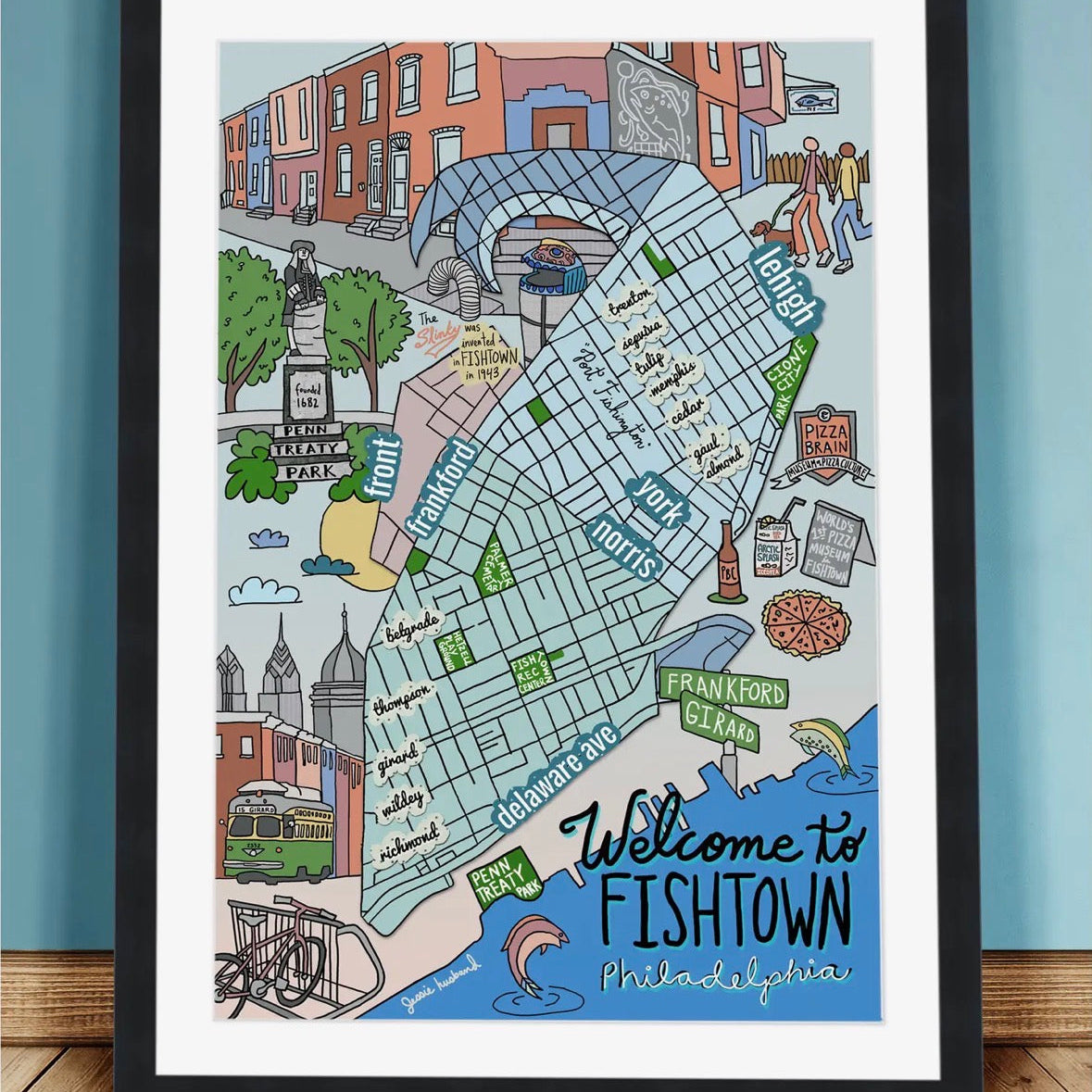 Map of Fishtown