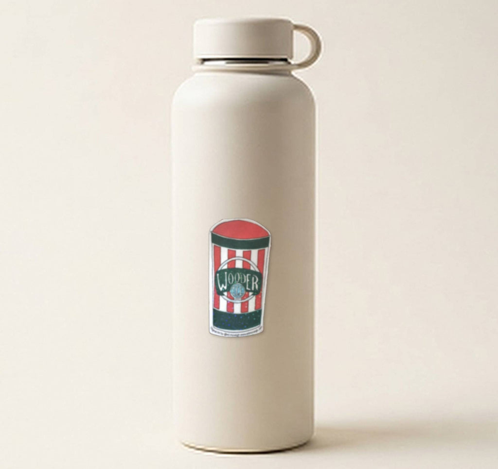 Philly Wooder Ice Sticker, Water Ice Cup Decal, Philadelphia