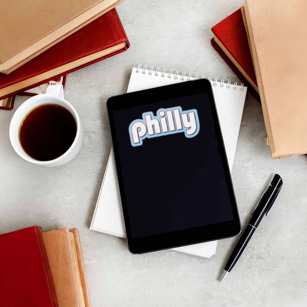 Retro Philly Sticker - Philadelphia Decal for Hydroflask