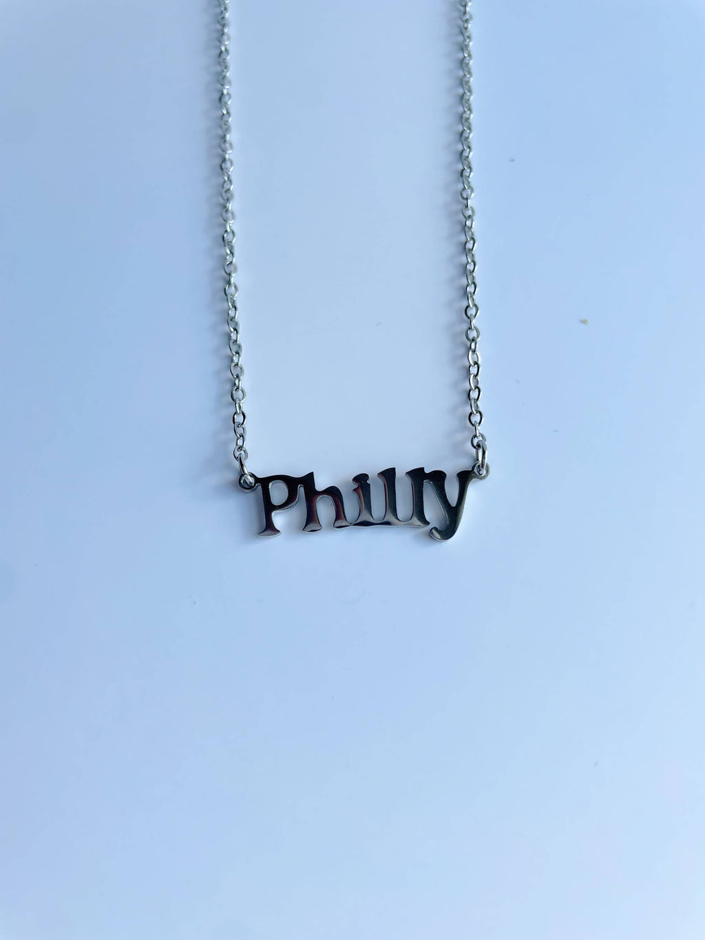 PHILLY Necklace ~ Gold or Silver Philadelphia themed Pendant