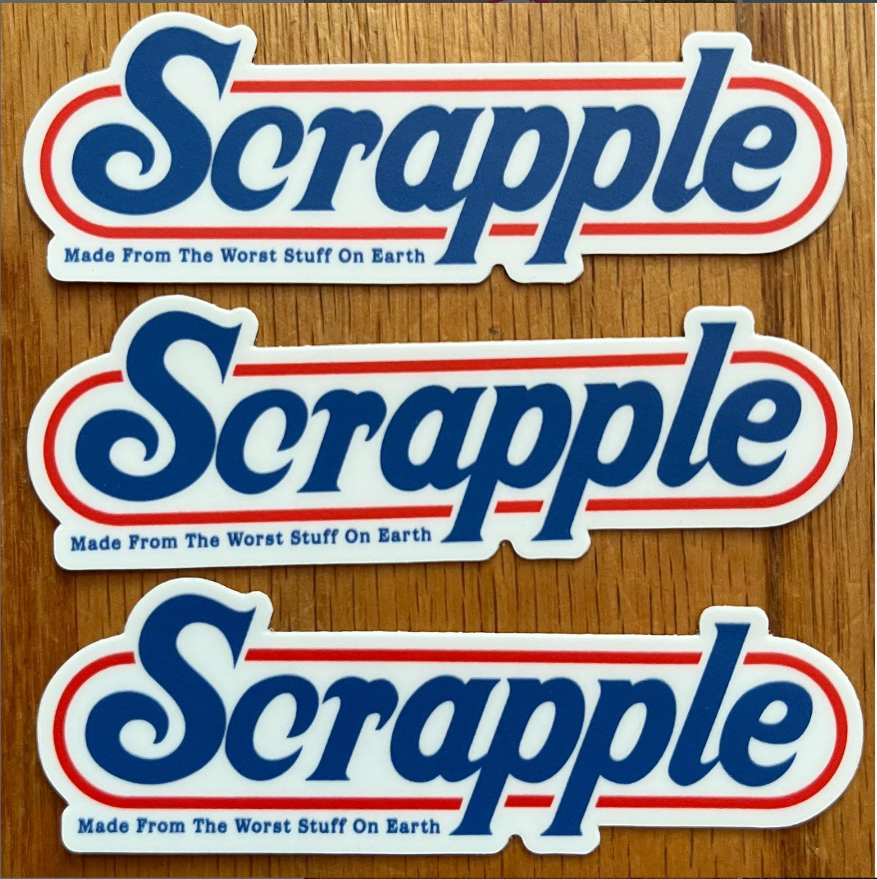 Scrapple Sticker