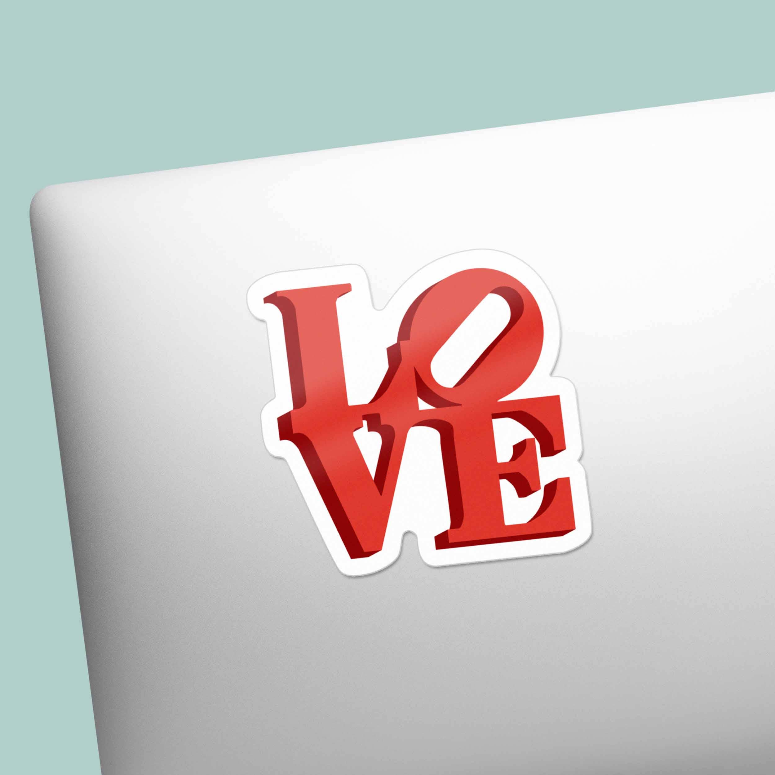 Philly Love Sticker- Mini Philadelphia Decal for Hydroflask