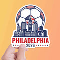 Philadelphia USA Soccer Sticker - Philly PA Sports Decal