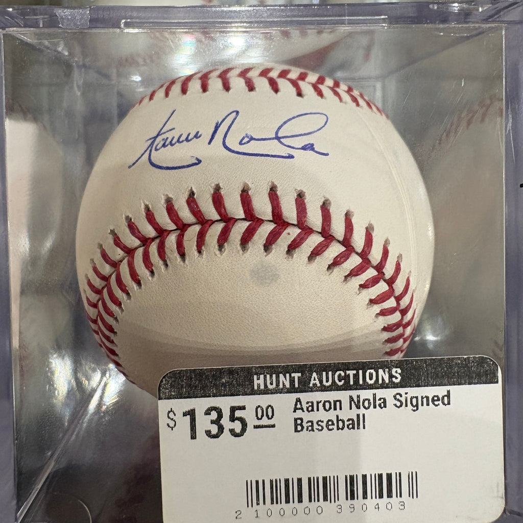 Aaron Nola Signed Baseball