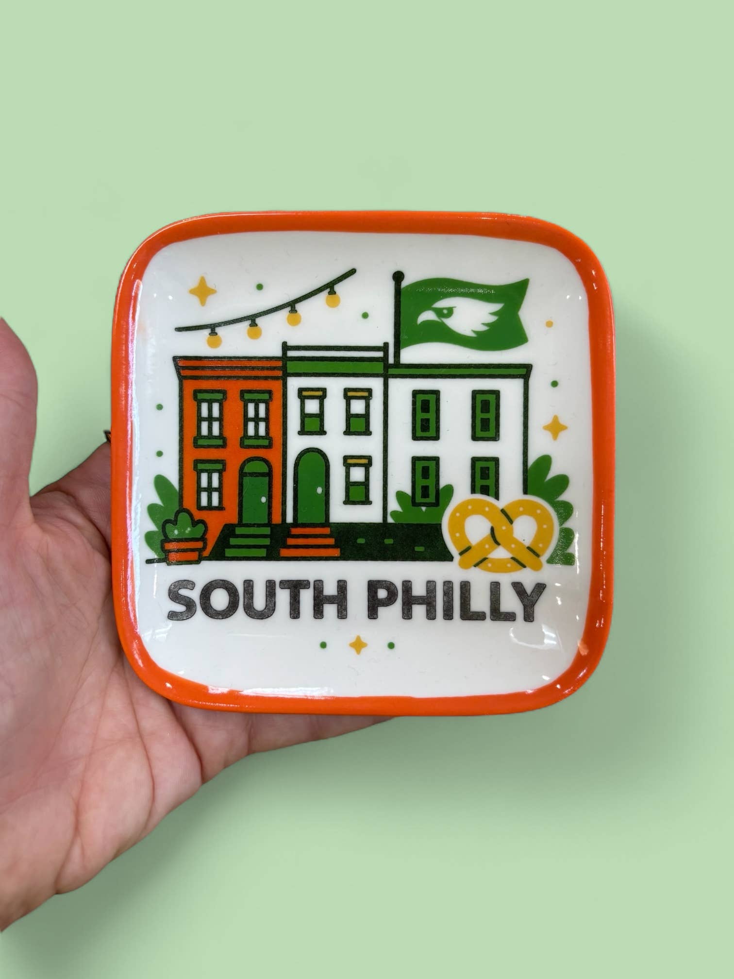 South Philly Ceramic Trinket Jewelry Dish Philadelphia