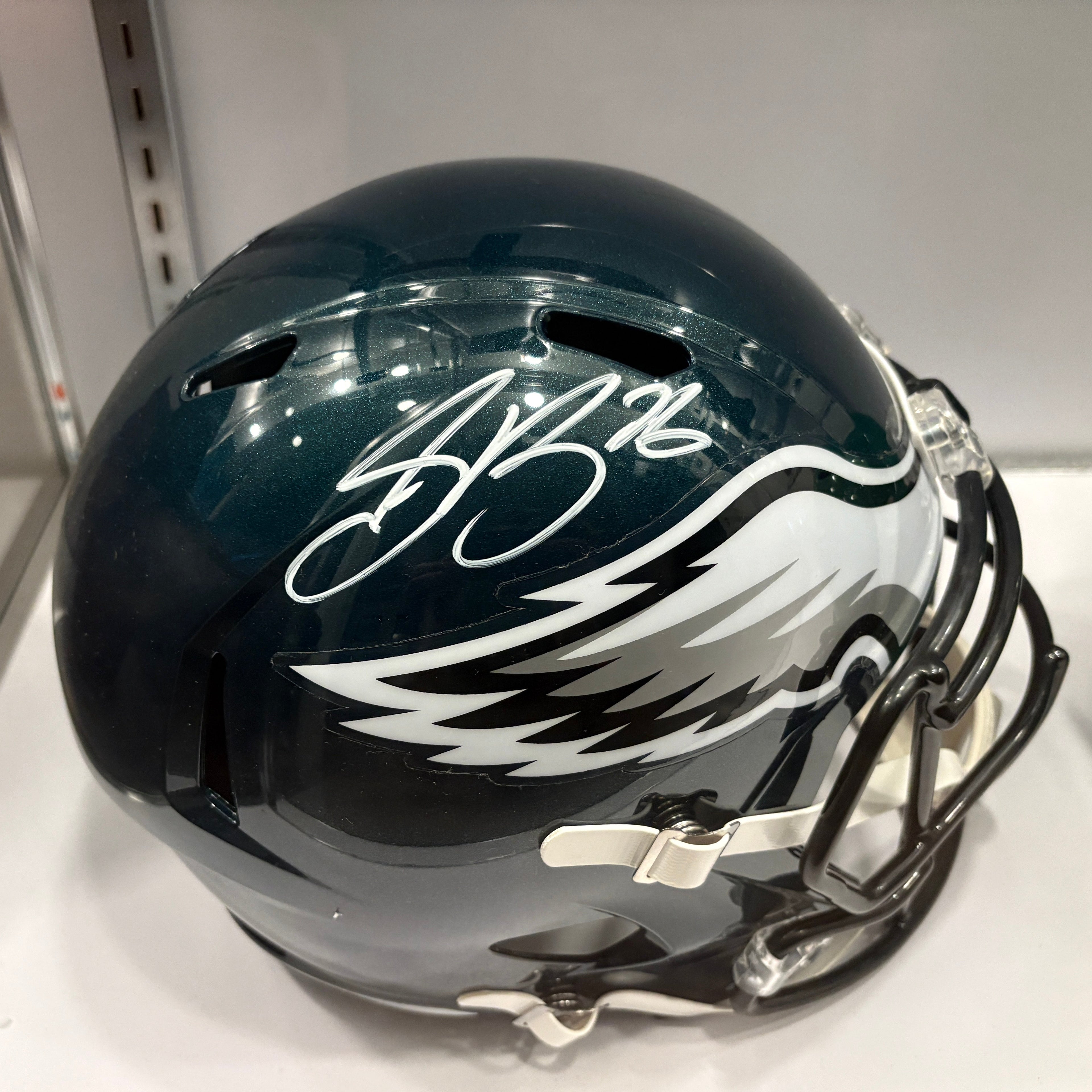 Saquon Barkley Signed Eagles Replica Helmet