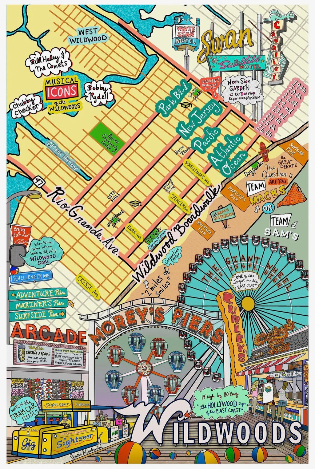 Map of Wildwood