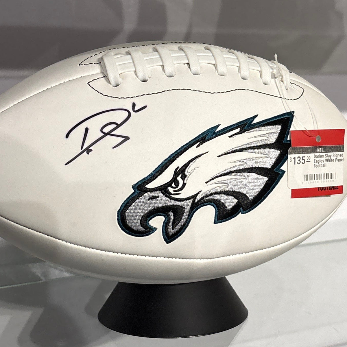Darius Slay Signed Eagles White Panel Football