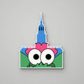 Philadelphia Independence Hall Sticker, Funny Philly Sports Fan Decal, South Philly Gift, Waterproof Vinyl Sticker