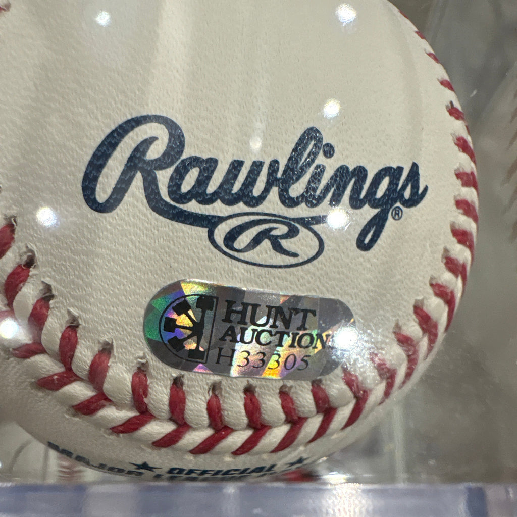 Mike Schmidt Signed 80 WS Champs Inscribed Baseball