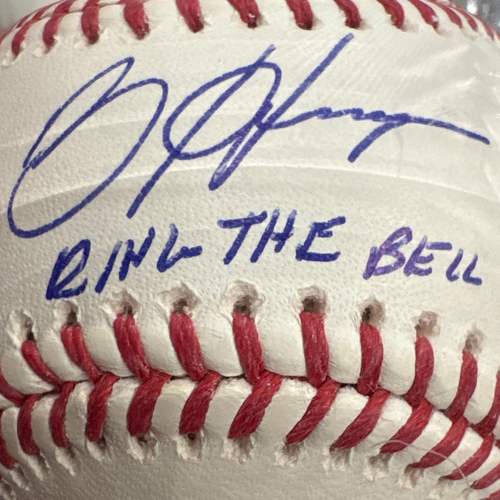 Bryce Harper Signed and Ring the Bell Inscribed Baseball