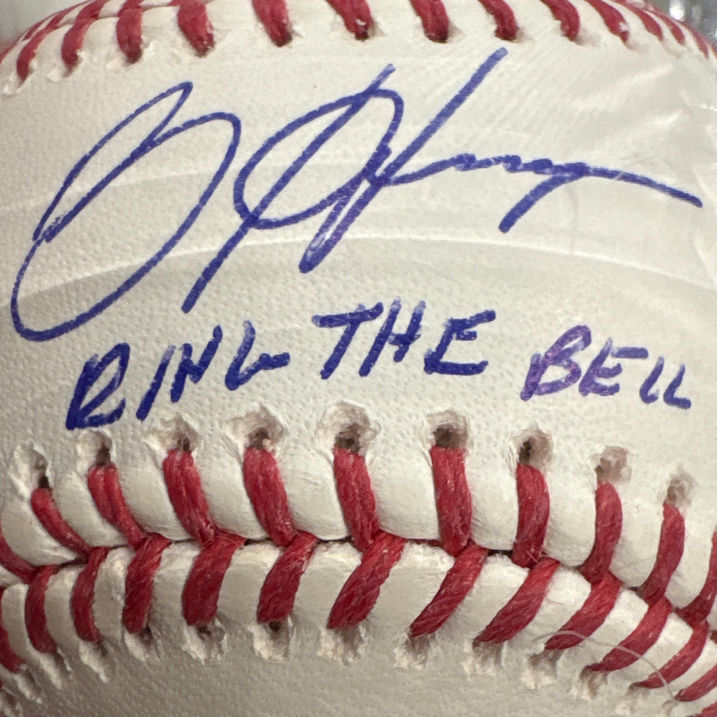 Bryce Harper Signed and Ring the Bell Inscribed Baseball