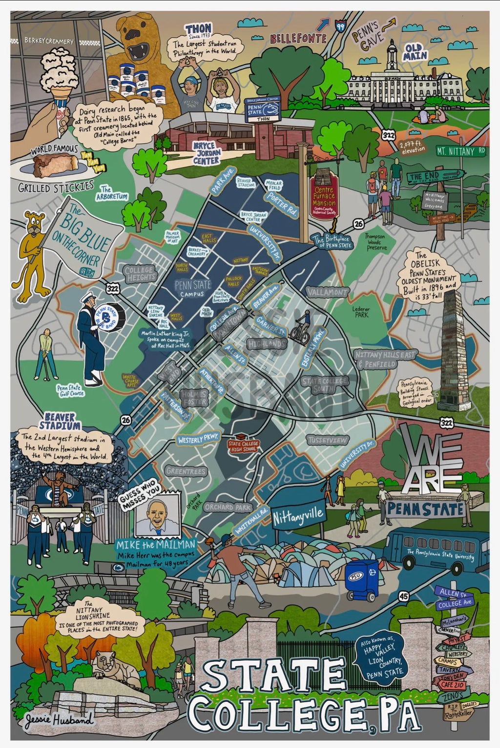 Map of State College