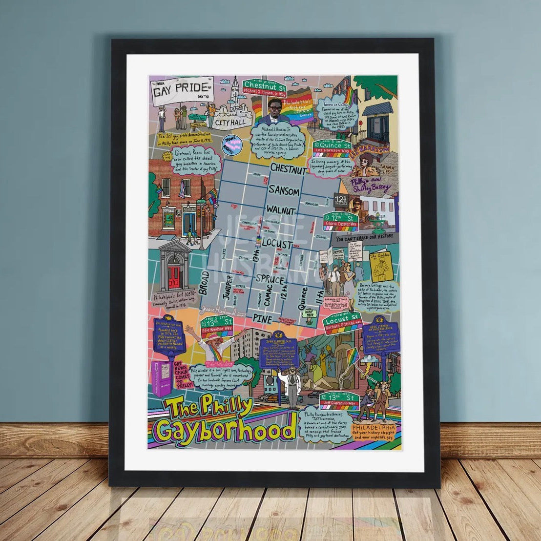Map of the Gayborhood