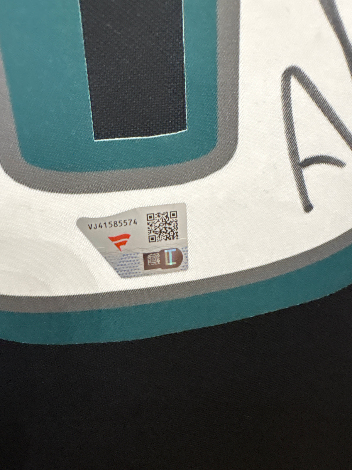 Dallas Goedert Signed Eagles Black Nike Limited Jersey