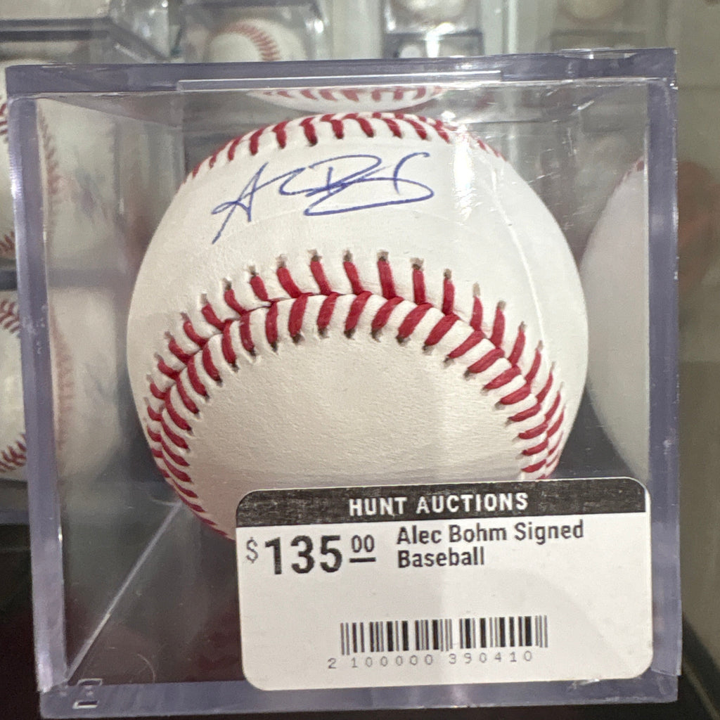 Alec Bohm Signed Baseball