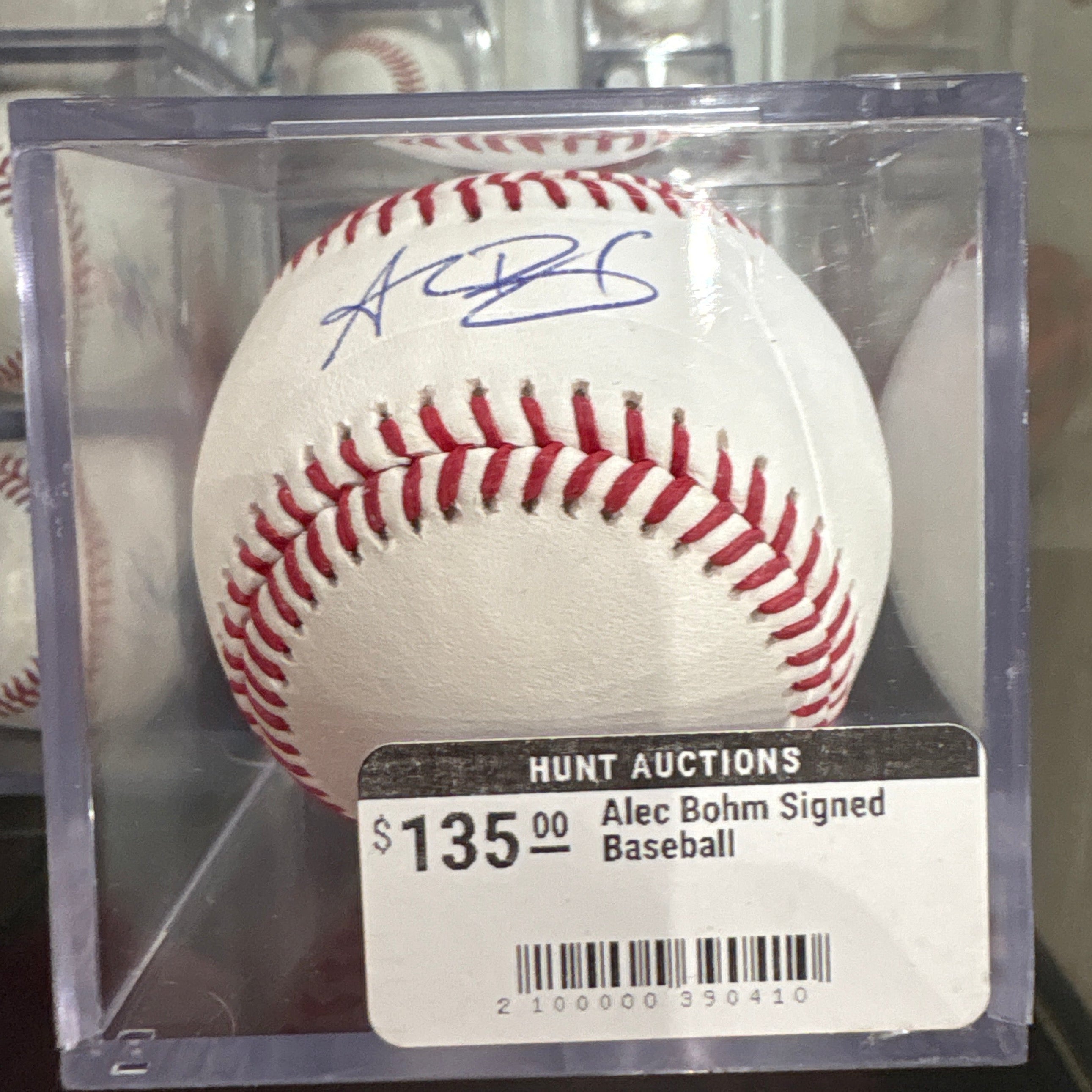 Alec Bohm Signed Baseball