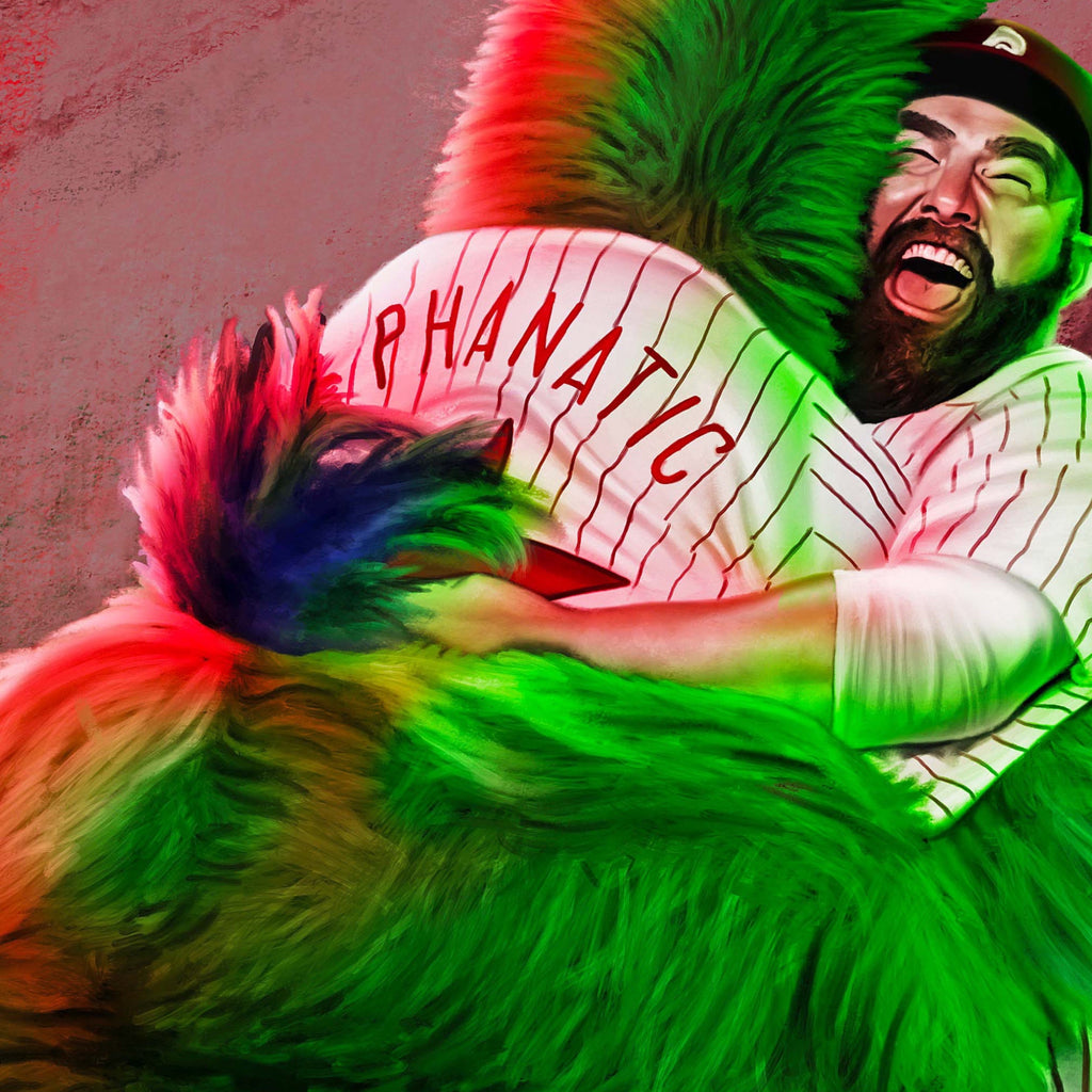 The Phillie Phanatic & Jason Kelce “Best Friends”