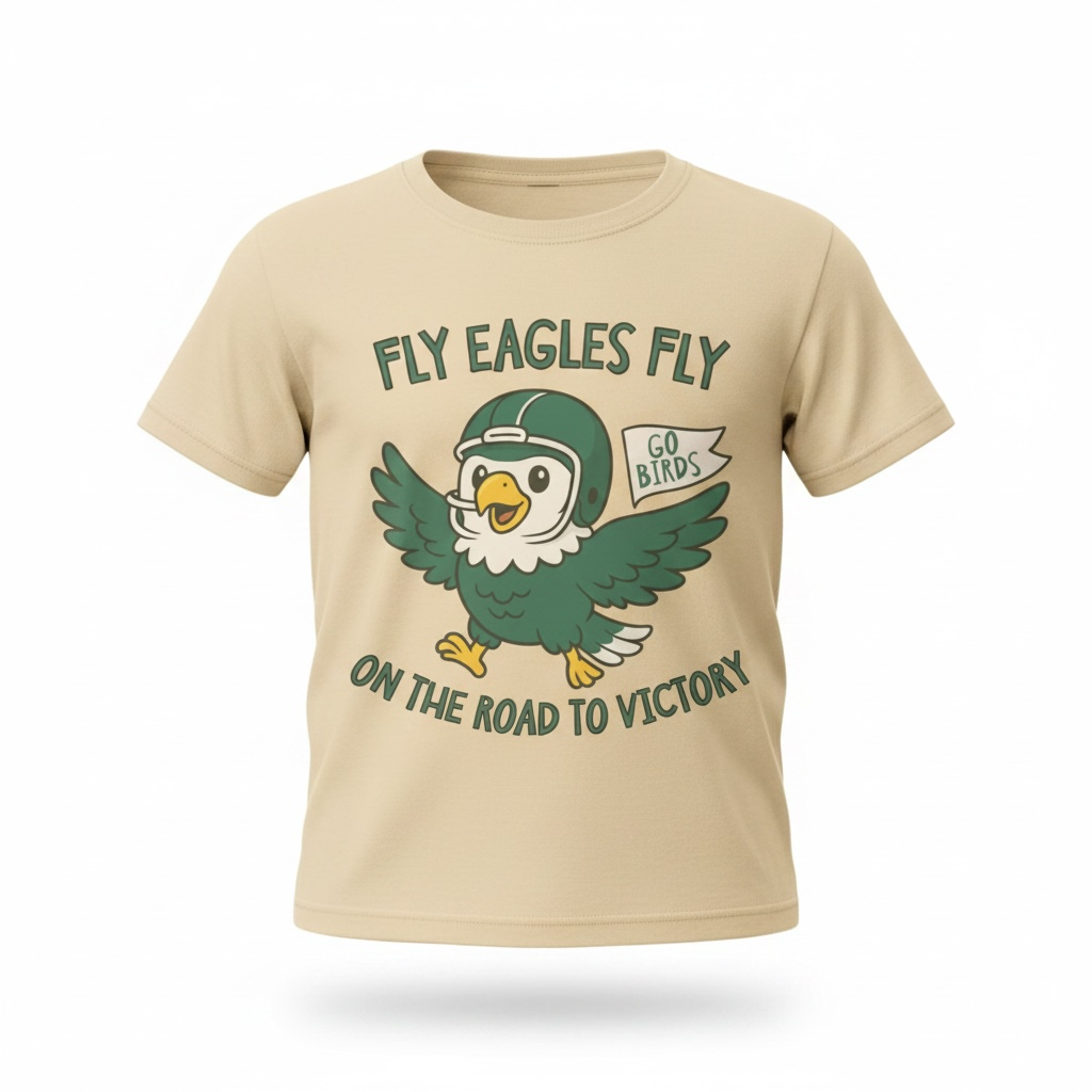 Fly Eagles Fly Kids Tee – Philly Football Game Day Shirt