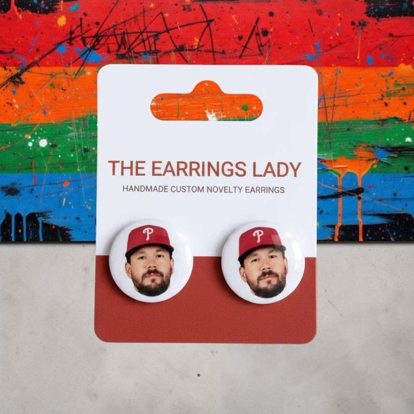 Kyle Schwarber Stud Earrings